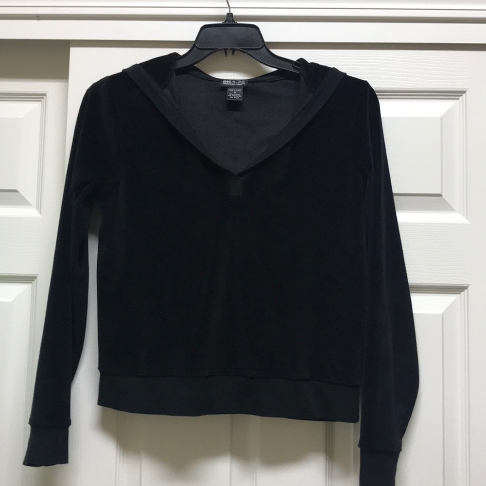 🌿🦄INC Black velvet Hoody